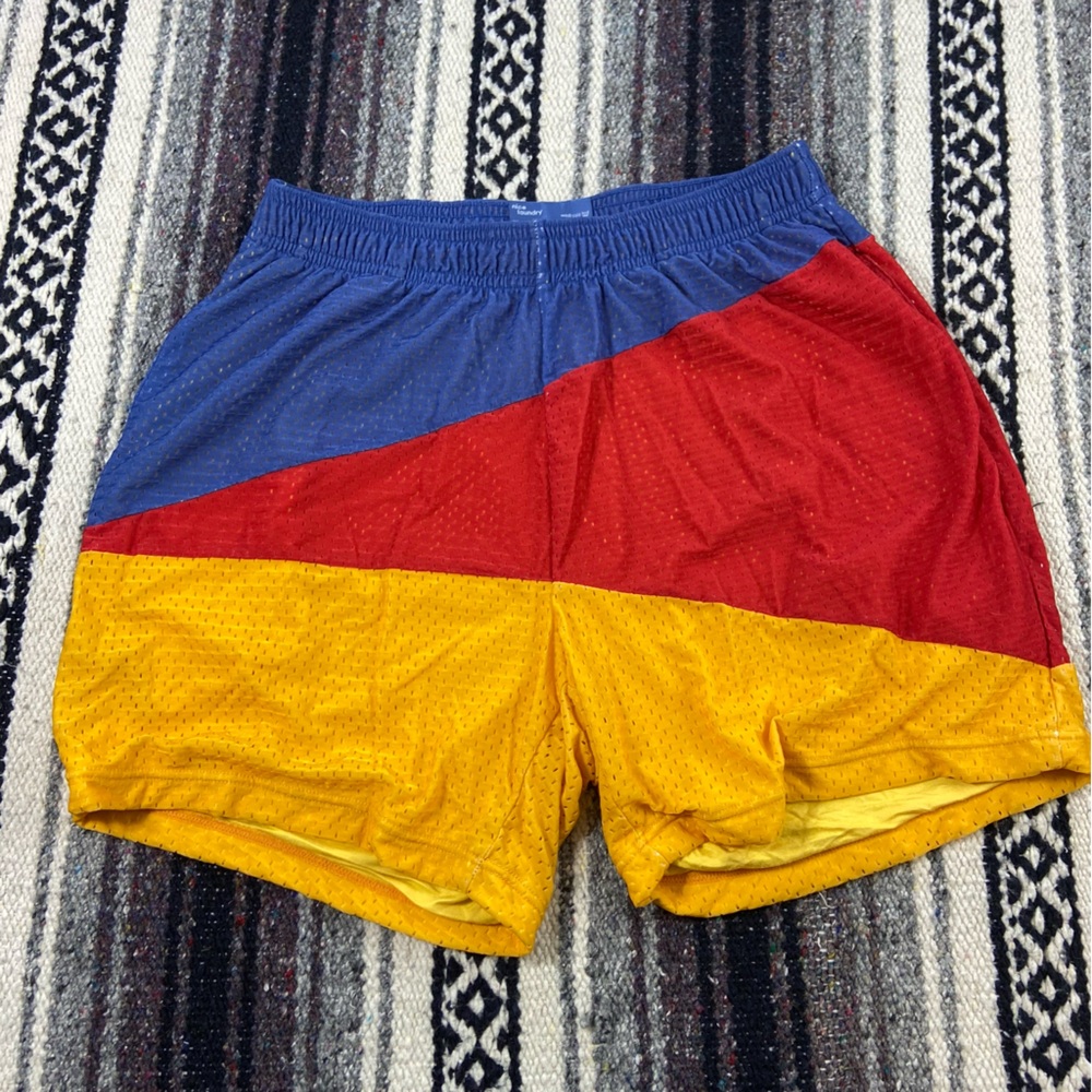 Nice Laundry 4" Pocket Sunfish Mesh Lounge Drawstring Waist Shorts Mens sz Small